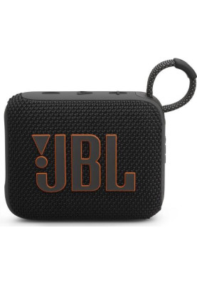 Колонка портативна 1.0 JBL Go 4 Black, 4.2 Bт, Bluetooth, живлення від акумулятора, IPX7 водонепроникна (JBLGO4BLK)