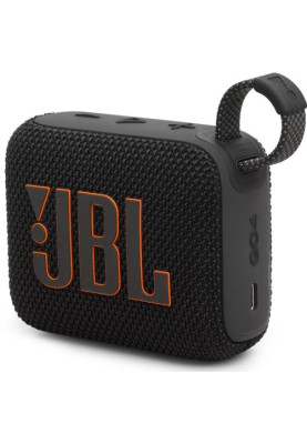Колонка портативна 1.0 JBL Go 4 Black, 4.2 Bт, Bluetooth, живлення від акумулятора, IPX7 водонепроникна (JBLGO4BLK)