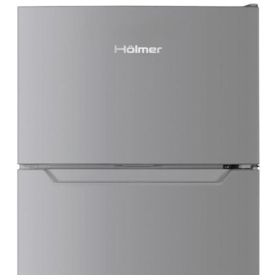 Холодильник Holmer HTF-043SS, Grey, двокамерний, загальний об'єм 209L, корисний об'єм 168L/37L, А+, 143х54.5х58см