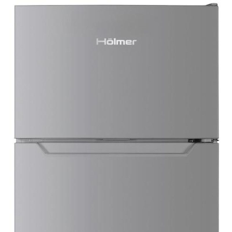 Холодильник Holmer HTF-043SS, Grey, двокамерний, загальний об'єм 209L, корисний об'єм 168L/37L, А+, 143х54.5х58см