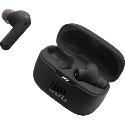 Навушники бездротові JBL Tune 235NC, Black, Bluetooth, мікрофон, чохол з функцією заряджання, технологія "Pure Bass" (JBLT235NCTWSBLK)