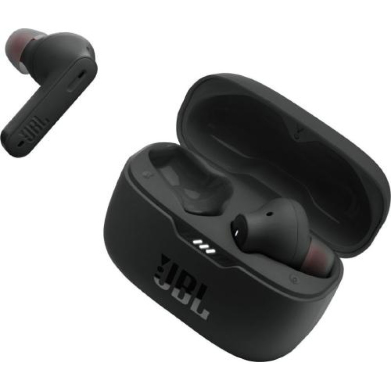 Навушники бездротові JBL Tune 235NC, Black, Bluetooth, мікрофон, чохол з функцією заряджання, технологія "Pure Bass" (JBLT235NCTWSBLK)