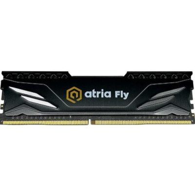 Пам'ять 8Gb DDR4, 2666 MHz, Atria Fly, Black, 19-19-19-43, 1.2V, з радіатором (UAT42666CL19B/8)