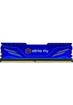 Пам'ять 8Gb DDR4, 2666 MHz, Atria Fly, Dark Blue, 19-19-19-43, 1.2V, з радіатором (UAT42666CL19BL/8)