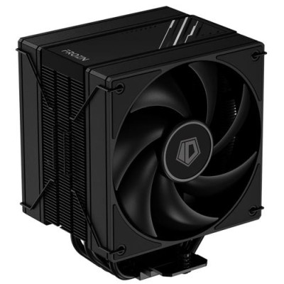 Кулер для процесора ID-Cooling FROZN A410 DK, Black, 2x120 мм, 4 теплових трубок, алюміній/мідь, 500±200 ~ 2000±10% RPM, 29.85dB(A) Max, Intel: 1851, 1700, 1200, 1150, 1151, 1155, 1156, AMD: AM4/AM5, 152х98х120 мм, 4-pin PWM, до 230 Вт