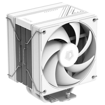 Кулер для процесора ID-Cooling FROZN A410 DW, White, 120 мм, 4 теплових трубок, алюміній/мідь, 500±200 ~ 2000±10% RPM, 29.85dB(A) Max, Intel: 1851, 1700, 1200, 115x, AMD: AM4/AM5, 152х98х120 мм, 4-pin PWM, до 230 Вт