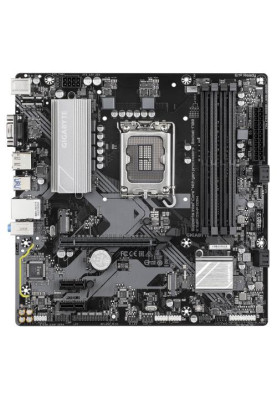 Материнська плата LGA1700, Gigabyte B760M D3HP DDR4, B760, 4xDDR4, Int.Video(CPU), 4xSATA3, 2xM.2, 1xPCI-E 4.0 x16, 2xPCI-E 3.0 x1, Realtek 7.1, Realtek GbE, 6xUSB3.2/6xUSB2.0, VGA/HDMI/DP, MicroATX