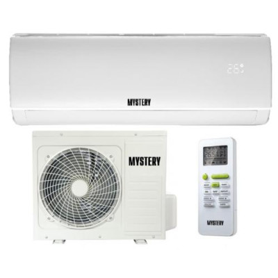 Кондиціонер Mystery MTH09CT-W3N2, White, спліт-система, компресор звичайний, площа приміщення 25 кв.м, LED дисплей, автоматичний, турбо, вентиляція, обігрів, охолодження, фреон R32