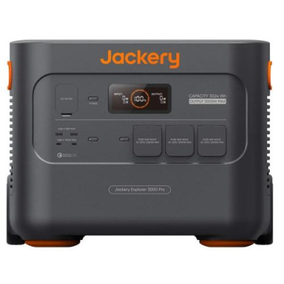 Зарядна станція Jackery Explorer 3000 Pro (3024 Вт·ч), Li-Ion - літій-іонний акумулятор, чиста синусоїда, 2 x розетки