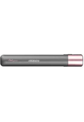 Випрямляч (Праска) для волосся Ardesto HS-R300PT, Grey/Pink, безротовий, 50W, 160-200°C, керамічне покриття нагрівального елементу, час роботи 60хв, автовимкнення, захист від перегрівання