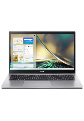 Ноутбук 15" Acer Aspire 3 A315-59-75AD (NX.K6TEU.015) Pure Silver 15.6" FullHD 1920x1080 IPS матовий, Intel Core i7-1255U 1.7-4.7GHz, RAM 16GB, SSD 512GB, Intel Iris Xe Graphics, DOS