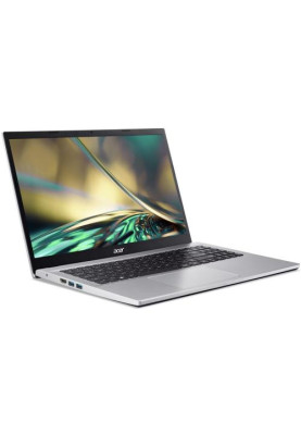 Ноутбук 15" Acer Aspire 3 A315-59-75AD (NX.K6TEU.015) Pure Silver 15.6" FullHD 1920x1080 IPS матовий, Intel Core i7-1255U 1.7-4.7GHz, RAM 16GB, SSD 512GB, Intel Iris Xe Graphics, DOS