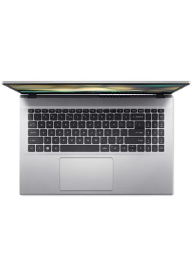 Ноутбук 15" Acer Aspire 3 A315-59-75AD (NX.K6TEU.015) Pure Silver 15.6" FullHD 1920x1080 IPS матовий, Intel Core i7-1255U 1.7-4.7GHz, RAM 16GB, SSD 512GB, Intel Iris Xe Graphics, DOS