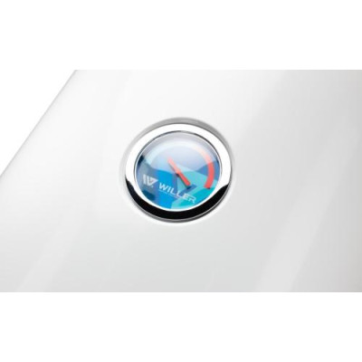 Водонагрівач Willer EV50DR Optima, White, 1500W, 50л, вертикальний, сухий ТЕН, 2 ТЕНи, механічне керування, зовнішній терморегулятор, бак титанокварцова емаль, C, 61.5х41х43см
