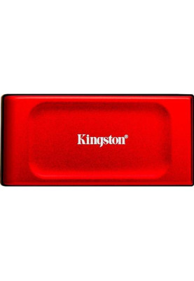 Зовнішній накопичувач SSD, 2Tb, Kingston XS1000, Red, Type-C 3.2 (Gen 2), 1050 / 1000 Мб/с (SXS1000R/2000G)