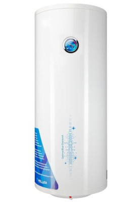 Водонагрівач Willer EV100DR Optima, White, 2000W, 100л, сухий ТЕН, 2 ТЕНи, механічне керування, зовнішній терморегулятор, бак титанокварцова емаль, C, 104.5х41х43см