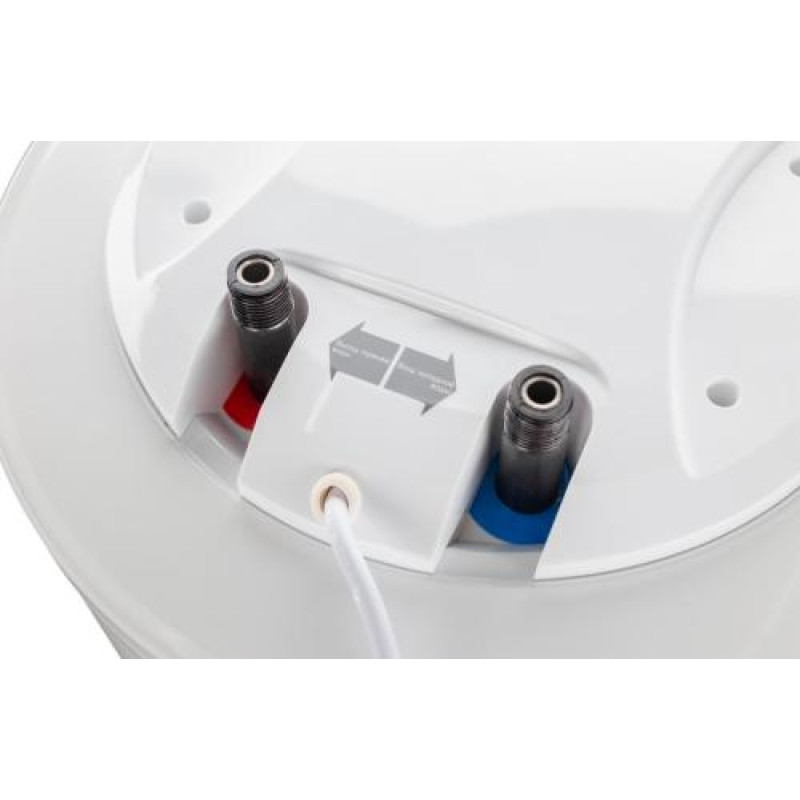 Водонагрівач Willer EV100DR Optima, White, 2000W, 100л, сухий ТЕН, 2 ТЕНи, механічне керування, зовнішній терморегулятор, бак титанокварцова емаль, C, 104.5х41х43см