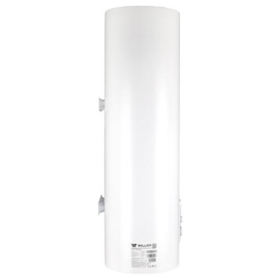 Водонагрівач Willer EVH80R Spring, 2000W, 80л, універсальний, мокрий ТЕН, 2 ТЕНи, плаский, механічне керування, 3 режими потужності, зовнішній терморегулятор, бак титанокварцова емаль, С, 95.5х53х31см