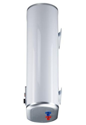 Водонагрівач Willer IV50DR Brig, White, 2000W, 50л, плаский, сухий ТЕН, вертикальний, 2 ТЕНи, механічне керування, 2 режими потужності, зовнішній терморегулятор, бак нержавіюча сталь, D, 86.5х43.5х26см