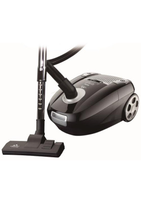 Пилосос Monte MT-8194, Black, 2600W, мішковий, потужність всмоктування 500W, об'єм пилозбірника 4.5л, щітка підлога/килим, щілинна, для м'яких меблів, тканинний мішок, HEPA-фільтр