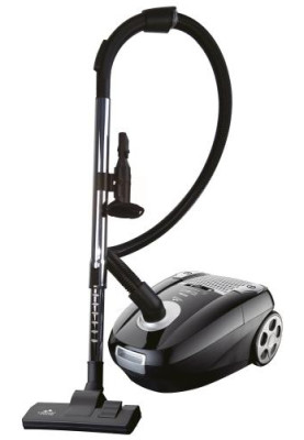 Пилосос Monte MT-8194, Black, 2600W, мішковий, потужність всмоктування 500W, об'єм пилозбірника 4.5л, щітка підлога/килим, щілинна, для м'яких меблів, тканинний мішок, HEPA-фільтр