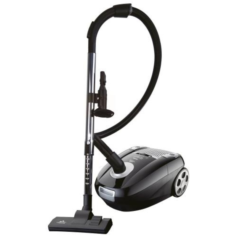 Пилосос Monte MT-8194, Black, 2600W, мішковий, потужність всмоктування 500W, об'єм пилозбірника 4.5л, щітка підлога/килим, щілинна, для м'яких меблів, тканинний мішок, HEPA-фільтр