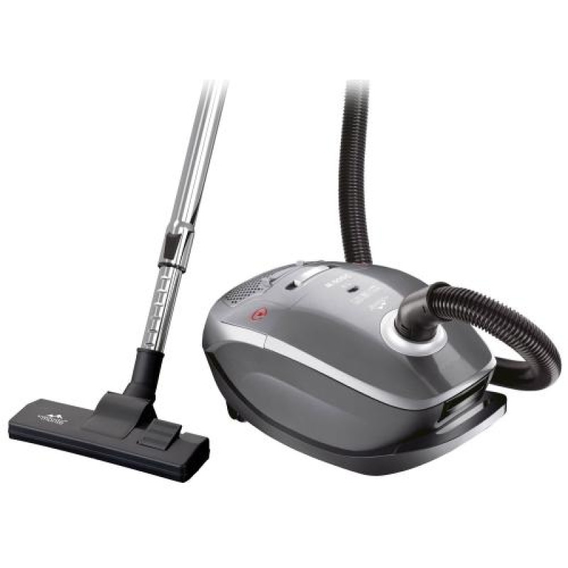 Пилосос Monte MT-8195, Grey, 2500W, мішковий, потужність всмоктування 450W, об'єм пилозбірника 3.5л, щітка підлога/килим, щілинна, для м'яких меблів, тканинний мішок, HEPA-фільтр