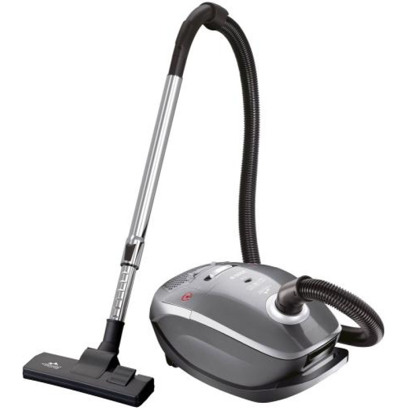 Пилосос Monte MT-8195, Grey, 2500W, мішковий, потужність всмоктування 450W, об'єм пилозбірника 3.5л, щітка підлога/килим, щілинна, для м'яких меблів, тканинний мішок, HEPA-фільтр