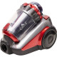 Пилосос Castle CW-104R, Gray/Red, 2400W, безмішковий, циклонний, об'єм пилозбірника 4л, фільтр HEPA, насадки: 2-позиційна, для щілин, для меблів
