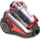 Пилосос Castle CW-104R, Gray/Red, 2400W, безмішковий, циклонний, об'єм пилозбірника 4л, фільтр HEPA, насадки: 2-позиційна, для щілин, для меблів
