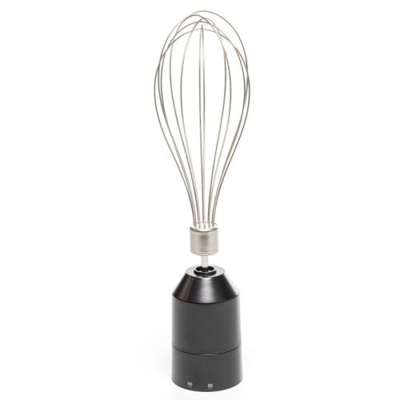 Блендер Eisen EBS-104P, Black, 1000W, занурювальний, 2 швидкості з плавним регулюванням, турбо режим, подрібнювач 400мл, склянка 500мл, насадка для пюре, вінчик