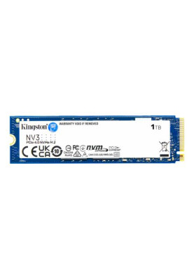 Твердотільний накопичувач SSD 1Tb, Kingston NV3, PCI-E 4.0 x4, M.2 2280, 3D TLC, 6000/4000 МБ/с (SNV3S/1000G)