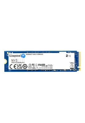 Твердотільний накопичувач SSD 2Tb, Kingston NV3, PCI-E 4.0 x4, M.2 2280, 3D TLC, 6000/5000 МБ/с (SNV3S/2000G)