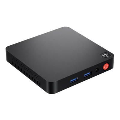 Неттоп Beelink Thin T5, Black, Celeron N4020 (2x1.1-2.8 GHz, 6 Вт), 4Gb DDR4 SO-DIMM, 64Gb SSD, UHD Graphics 600, WiFi 5, Bluetooth 5.2, GLan, 3xUSB 3.2, 2xHDMI, Windows 11 Pro (BLT5N4020464BK_W6)