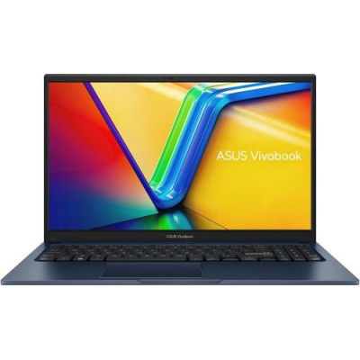 Ноутбук 15" Asus VivoBook 15 X1504VA-BQ499 (90NB10J1-M00PH0) Quiet Blue 15.6" FullHD 1920x1080 матовий, Intel Core i3-1315U 1.2-4.5GHz, RAM 16GB, SSD 512GB, Intel UHD Graphics, DOS