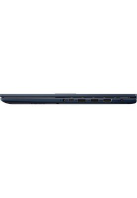 Ноутбук 15" Asus VivoBook 15 X1504VA-BQ499 (90NB10J1-M00PH0) Quiet Blue 15.6" FullHD 1920x1080 матовий, Intel Core i3-1315U 1.2-4.5GHz, RAM 16GB, SSD 512GB, Intel UHD Graphics, DOS