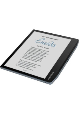 Електронна книга 7" PocketBook Era Color, Stormy Sea, WiFi, 1680x1264 (E Ink Kaleido 3), 1Gb / 32Gb, сенсорний екран, 16 градацій сірого, 300 DPI, підсвічування екрану SMARTlight, 2500 mAh, Type-C, IPx8 (PB700K3-1-CIS)
