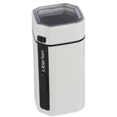 Кавомолка Liberton LCG-2305, White, 150Вт, 50г, блокування включення при знятій кришці, корпус пластик, ніж з нержавіючої сталі