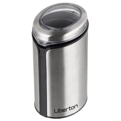 Кавомолка Liberton LCG-2307, Inox, 150W, 50г, блокування включення при знятій кришці, корпус та ніж нержавіюча сталь