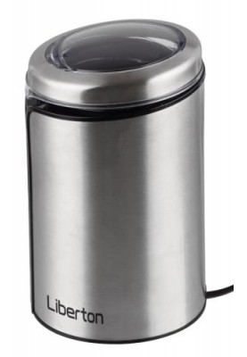 Кавомолка Liberton LCG-2307, Inox, 150W, 50г, блокування включення при знятій кришці, корпус та ніж нержавіюча сталь