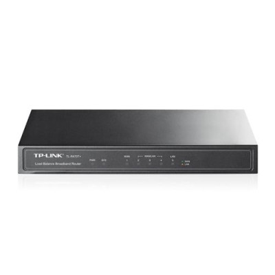 Роутер TP-LINK TL-R470T+ 5 WAN/LAN 10/100Mb, взаємозамінні порти WAN/LAN, DHCP сервер