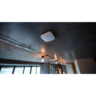 Бездротовий датчик диму, температури та чадного газу Ajax FireProtect Plus, White, світлозвуковий, 85 дБ, 2xCR2, 132x132x31 мм, 220 г
