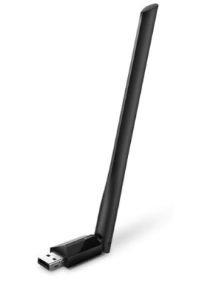 Мережевий адаптер USB TP-LINK Archer T600U Plus, Black, 5GHz / 2.4GHz, AC600 (433/200 Мбит/с), 5 dBi, USB 2.0