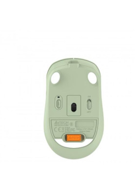 Миша A4Tech Fstyler FB10C, Matcha Green, USB, бездротова, оптична, BT+RF (Combo), 1200/1600/2000/2400 dpi, 125 Hz, 4 кнопки, вбудований Li акумулятор