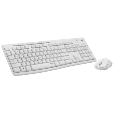 Комплект бездротовий Logitech MK295, Off-white, клавіатура + миша, вологозахищена конструкція, технологія "SilentTouch" (920-009824)