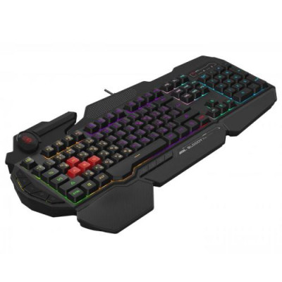 Клавіатура Bloody B310N Black, USB, ігрова, неонове підсвічування, ефекти "дихання"