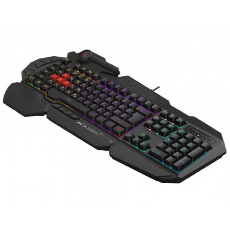 Клавіатура Bloody B310N Black, USB, ігрова, неонове підсвічування, ефекти "дихання"