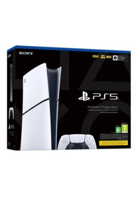 Ігрова приставка Sony PlayStation 5 Slim Digital Edition, White, без Blu-ray приводу