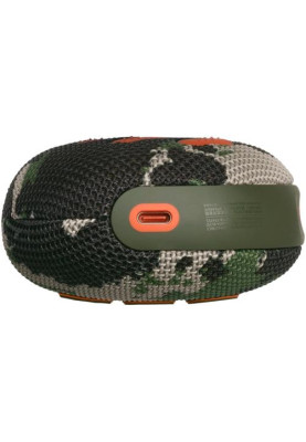 Колонка портативна 1.0 JBL Clip 5 Squad, 7B, Bluetooth, живлення від акумулятора, IP67 водонепроникна (JBLCLIP5SQUAD)