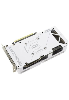 Відеокарта GeForce RTX 4060, Asus, DUAL EVO OC (White Edition), 8Gb GDDR6, 128-bit, HDMI/3xDP, 2535/17000 MHz, 8-pin (DUAL-RTX4060-O8G-EVO-WHITE)
